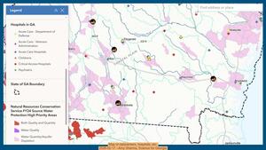 [Map of datacenters, hospitals, etc., 2026-02-17 --Amy Sharma, Science for Georgia]