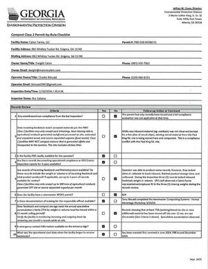 [Compost Class 2 Permit-by-Rule Checklist]