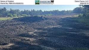[Notice of Violation, Caton Farms, LLC, Permit No. PBR-010-0020(CO), 2026-02-19]