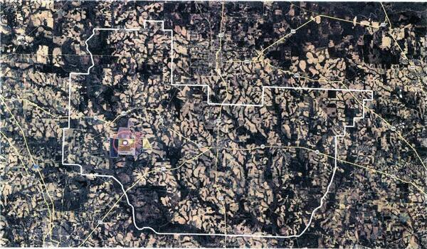 [Map: Site location in Irwin County]