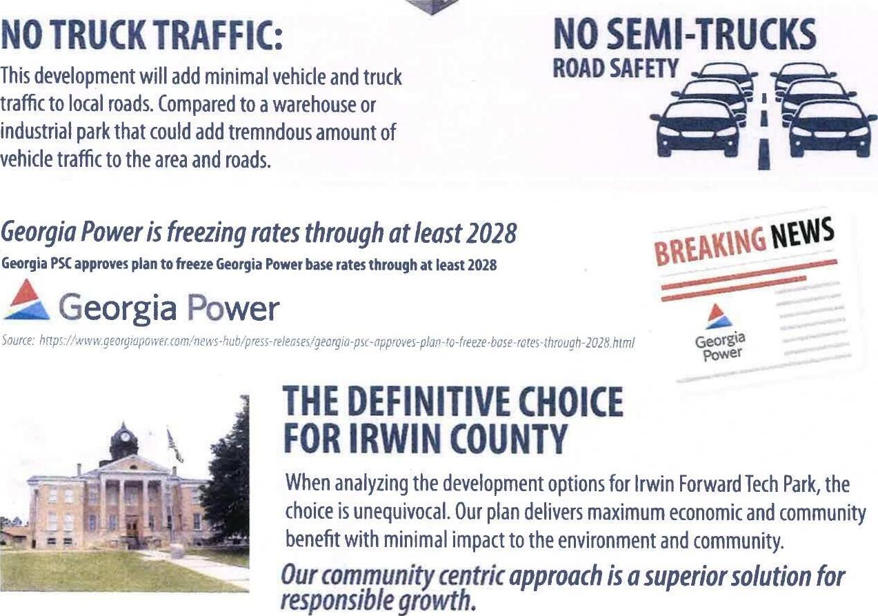 No Truck Traffic; Georgia Power is freezing rates at least through 2028