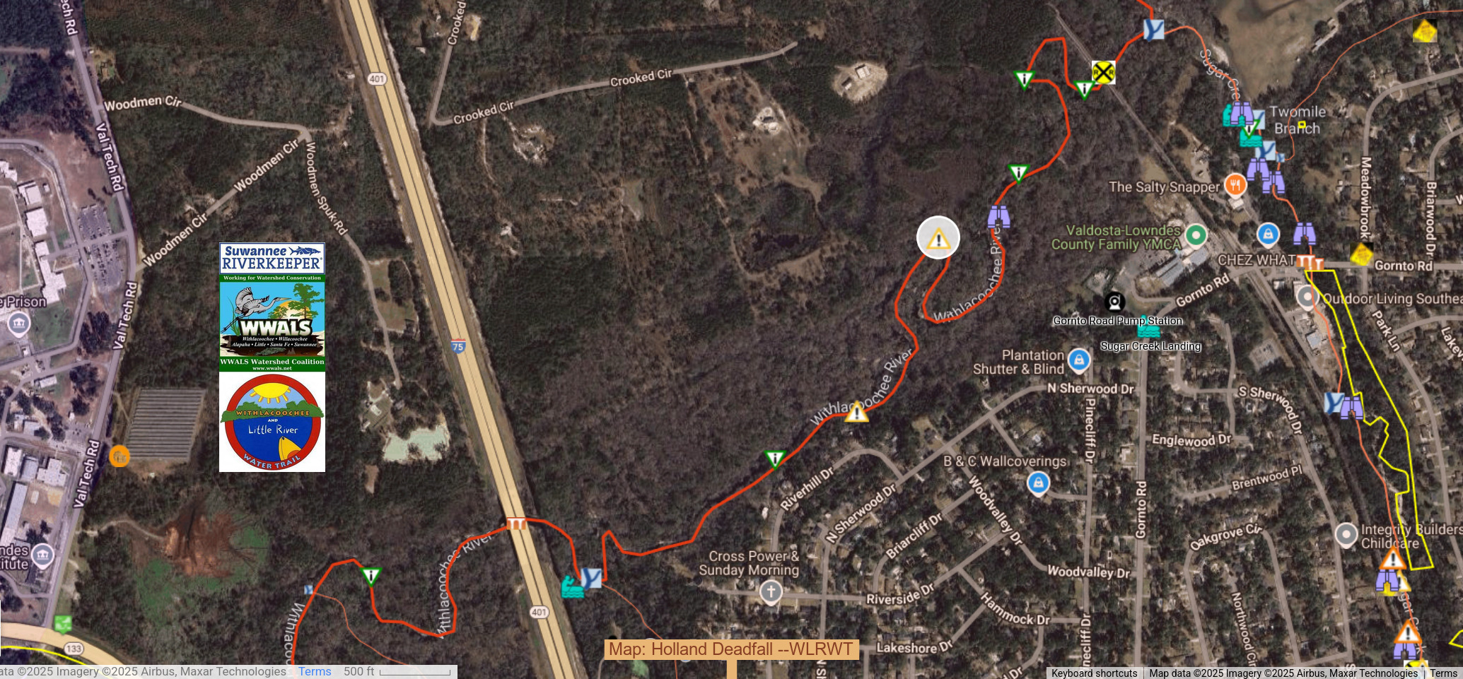 Map: Holland Deadfall --WLRWT