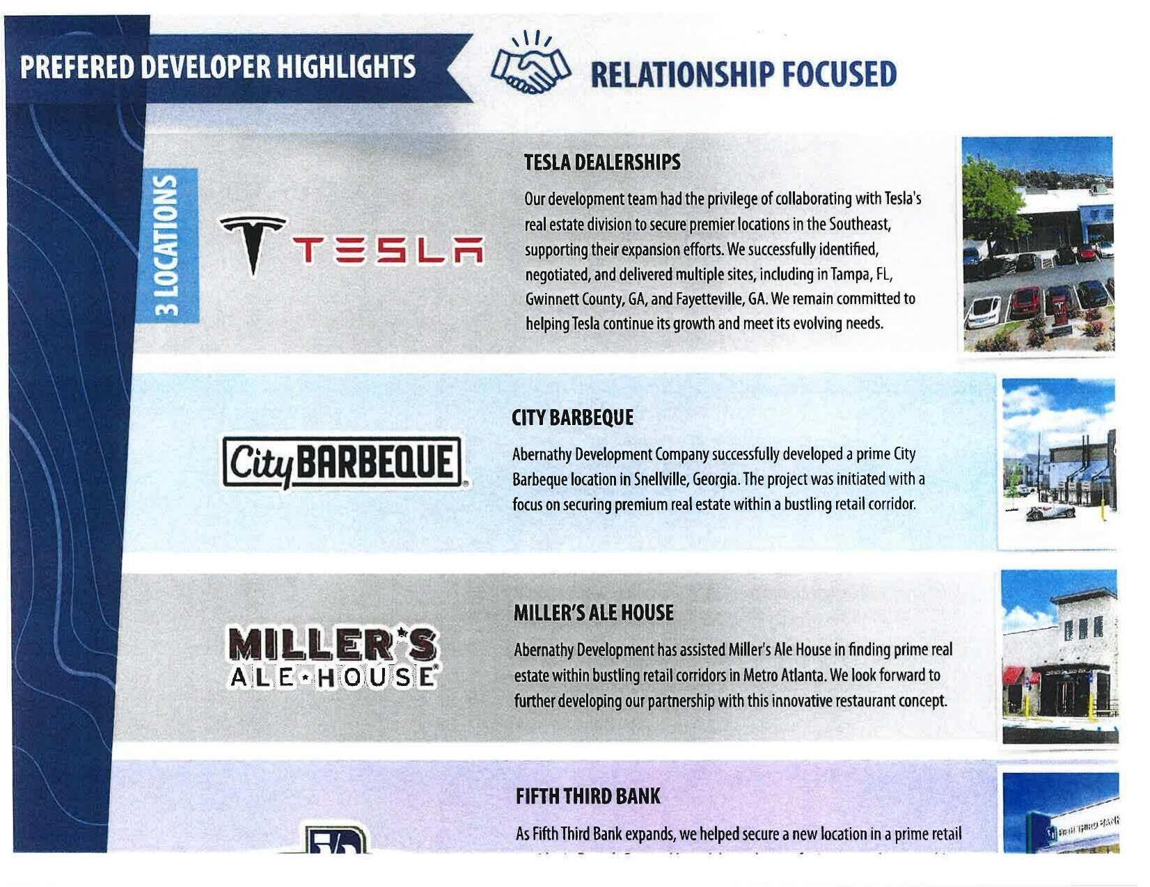 More Prefered Developer Highlights