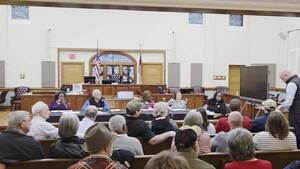 [Movie: Mike ?, for, part of the applicant, been in the business for 15 years, now can put datacenters in places they never dreamed, partly because does not need fiber network. Said this group has experience and wants to be transparent. No written evidence. (197M)]