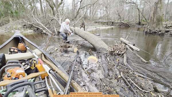 Movie: former trash and chainsaw, 2026:02:28 11:27:38, 30.8639924, -83.3225108 (11M) --jsq for WWALS