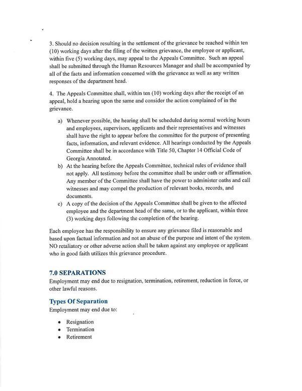 Committee shall be in accordance with Title 50, Chapter 14 Official Code of