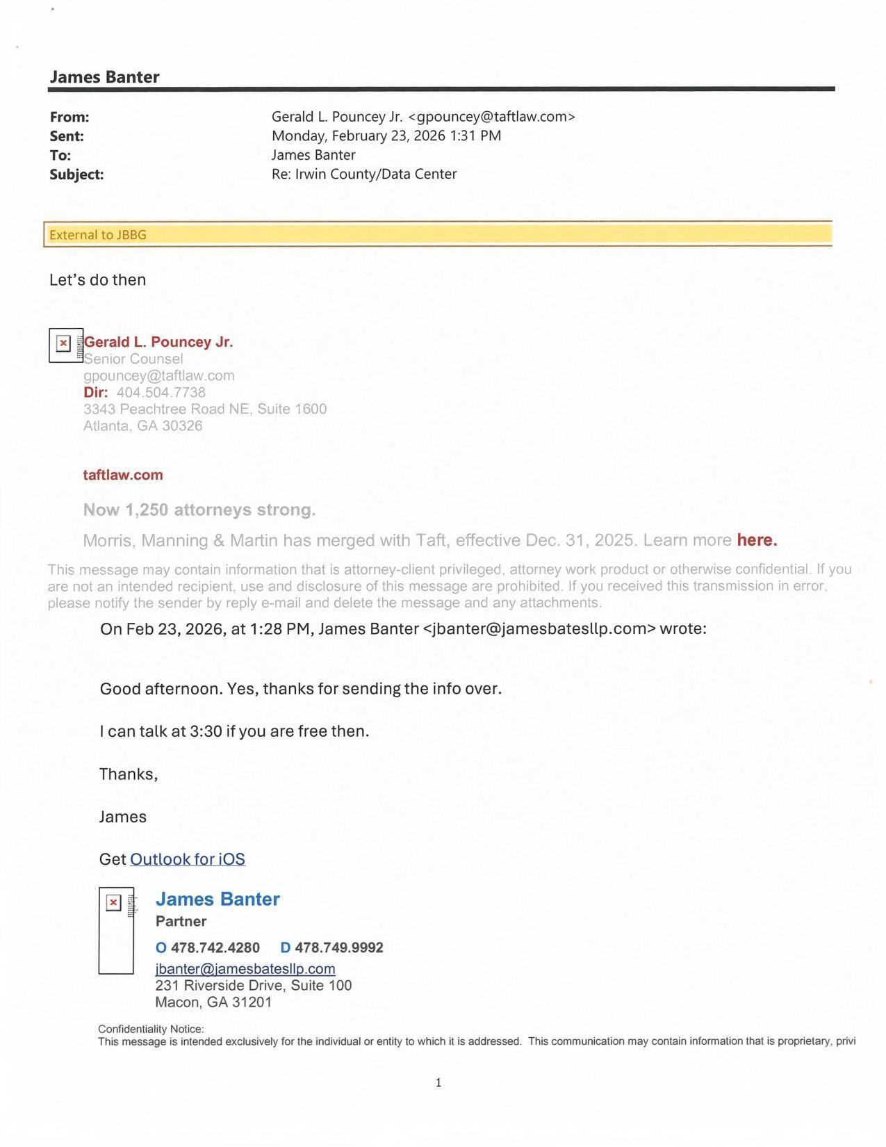 [Meeting scheduling for 2026-02-23 at 3:30 PM]