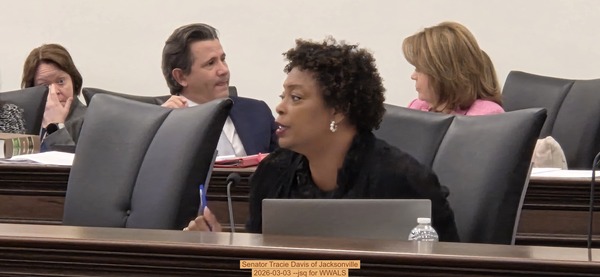Senator Tracie Davis of Jacksonville, 2026-03-03 --jsq for WWALS