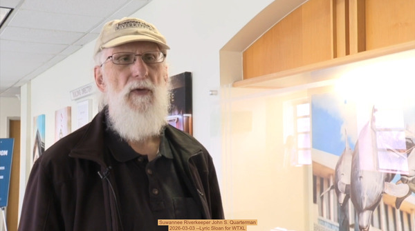 Suwannee Riverkeeper John S. Quarterman, 2026-03-03 --Lyric Sloan for WTXL