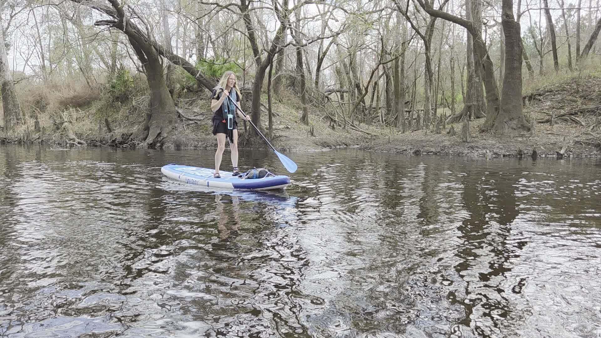 Movie: A little creek or slough, 2026:03:07 10:32:07, 30.8400858, -83.3543720 (10M) --jsq for WWALS