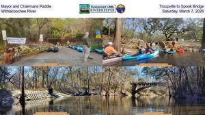 [Mayor and Chairmans Paddle, Troupville to Spook Bridge, Withlacoochee River, Saturday, March 7, 2026]