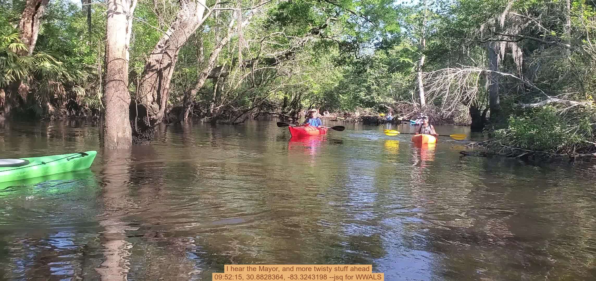 I hear the Mayor, and more twisty stuff ahead, 09:52:15, 30.8828364, -83.3243198 --jsq for WWALS