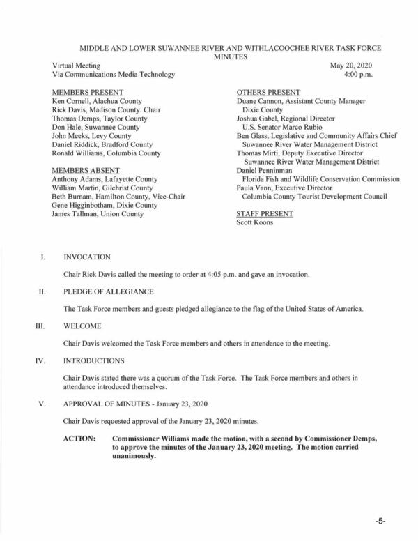 [Minutes 2020-05-20]