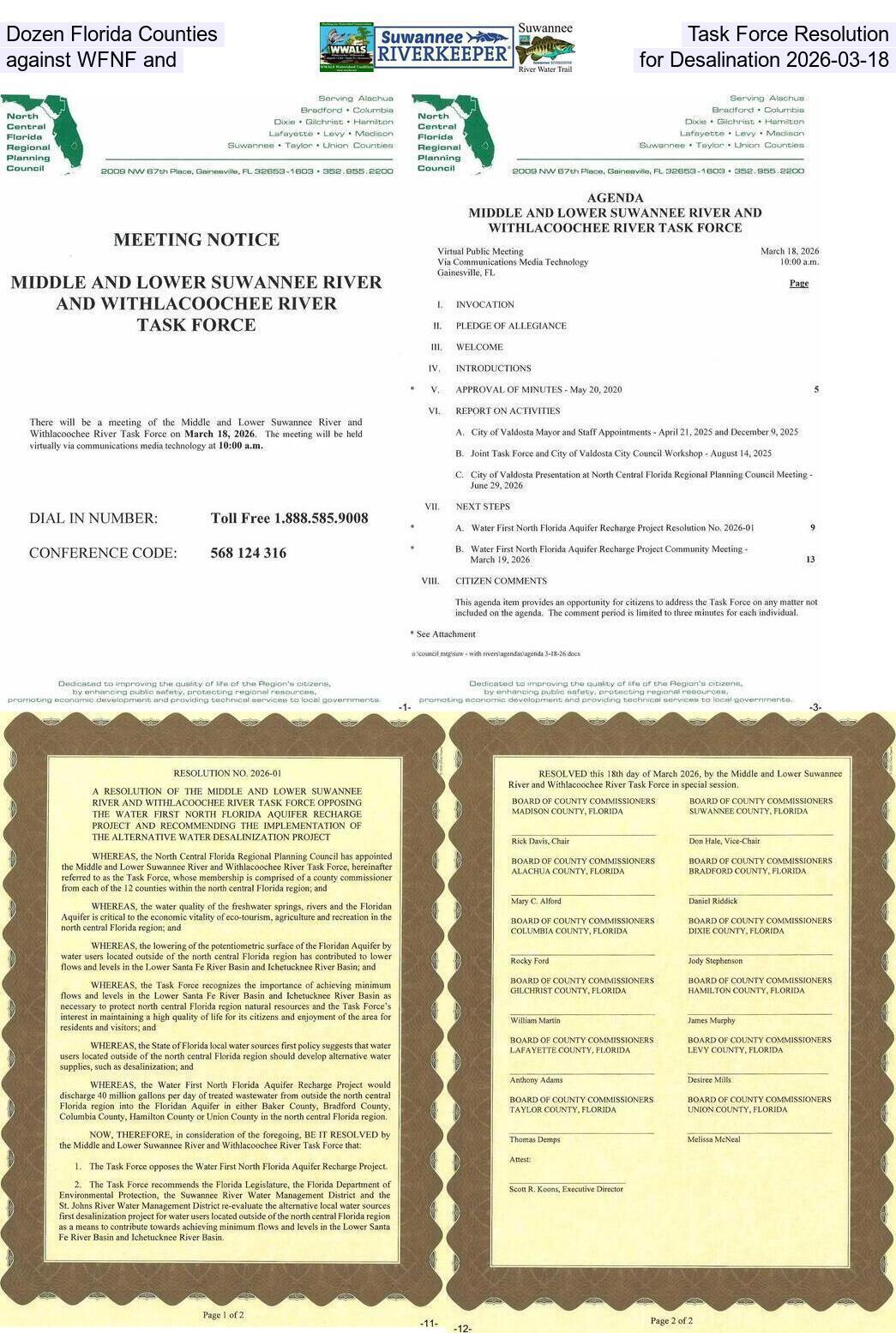 [Dozen Florida Counties Task Force Resolution against WFNF and for Desalination 2026-03-18]