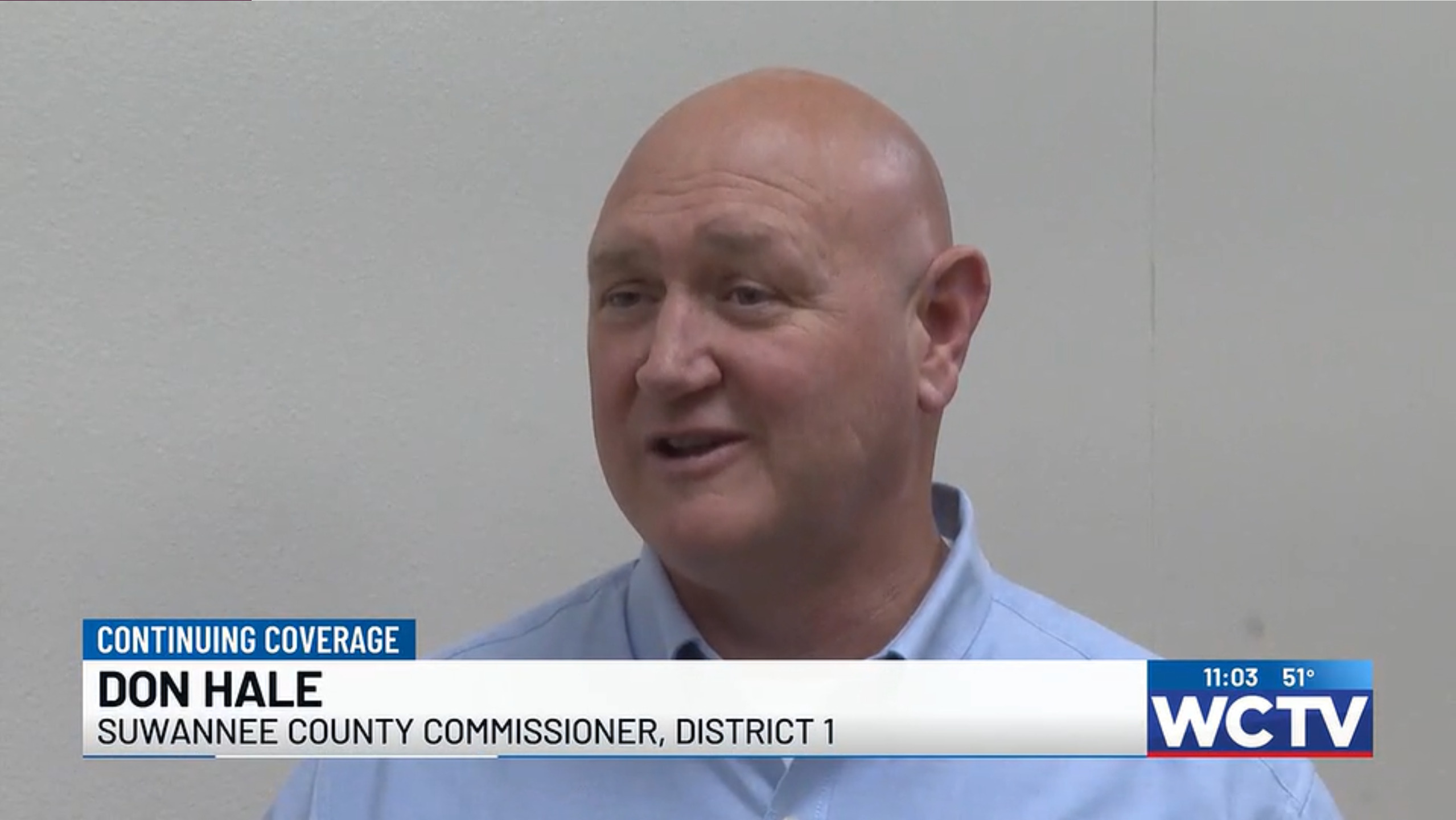 Don Hale Suwannee County Commissioner District 1, 2026-03-18 --WCTV