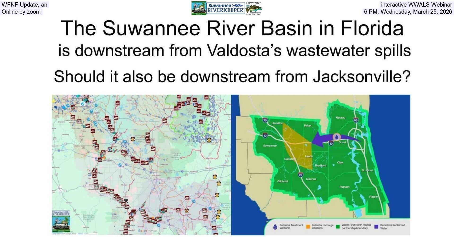 [WFNF Update, an interactive WWALS Webinar, Online by zoom, 6 PM, Wednesday, March 25, 2026]
