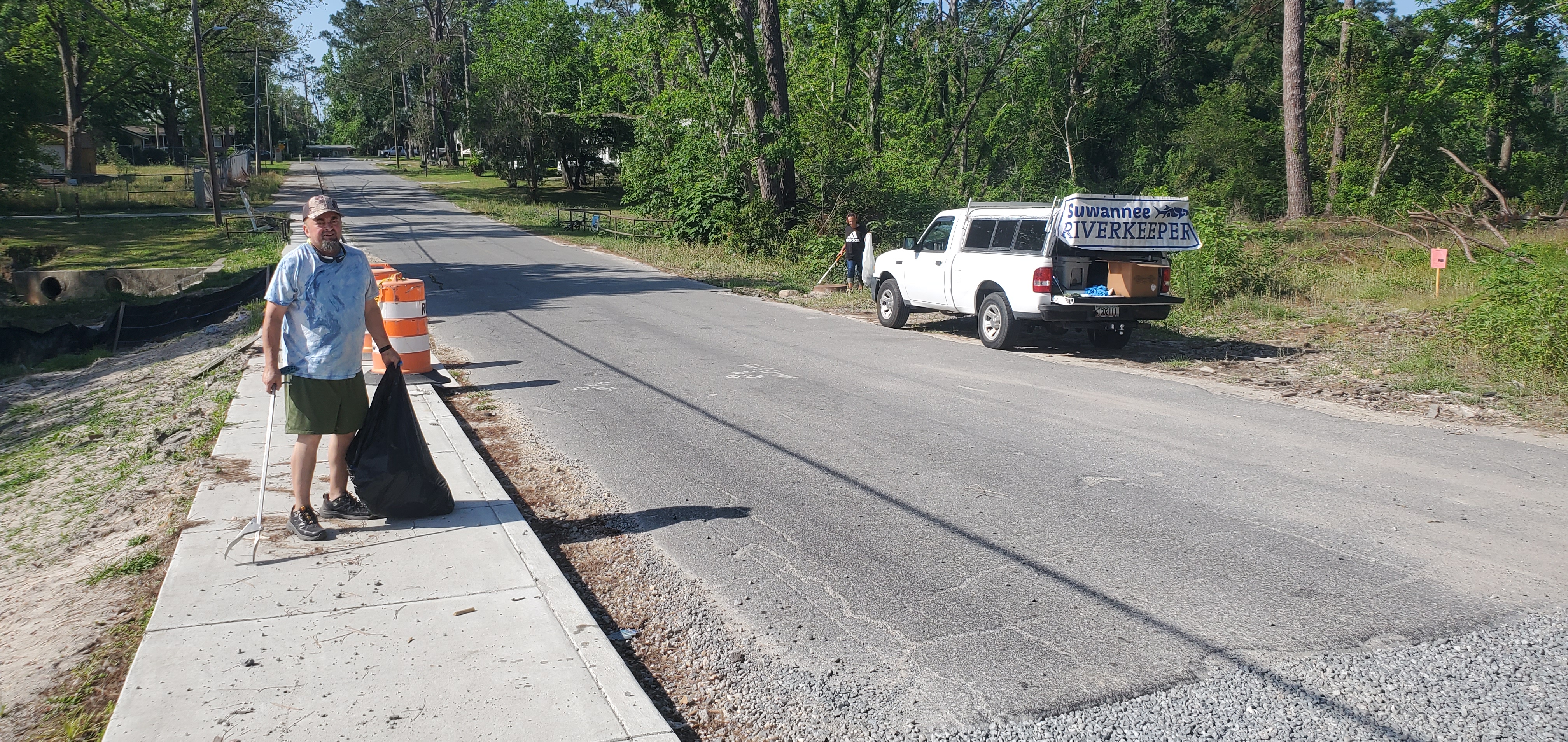 Wainwright Drive at One Mile Branch and Azalea City Trail, 2025:04:26, 10:05:24, 30.8431863, -83.3010314 --jsq for WWALS