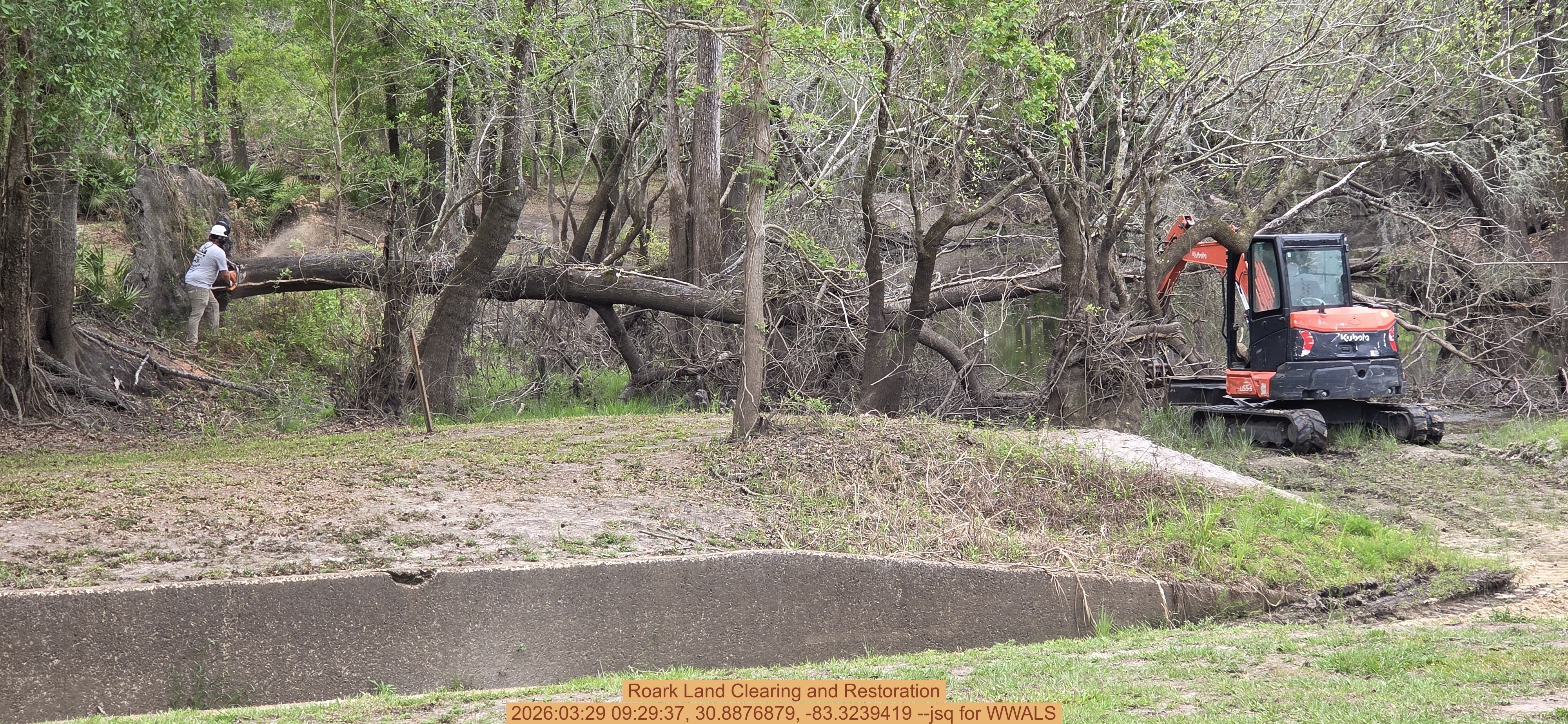 Roark Land Clearing and Restoration, 2026:03:29 09:29:37, 30.8876879, -83.3239419 --jsq for WWALS