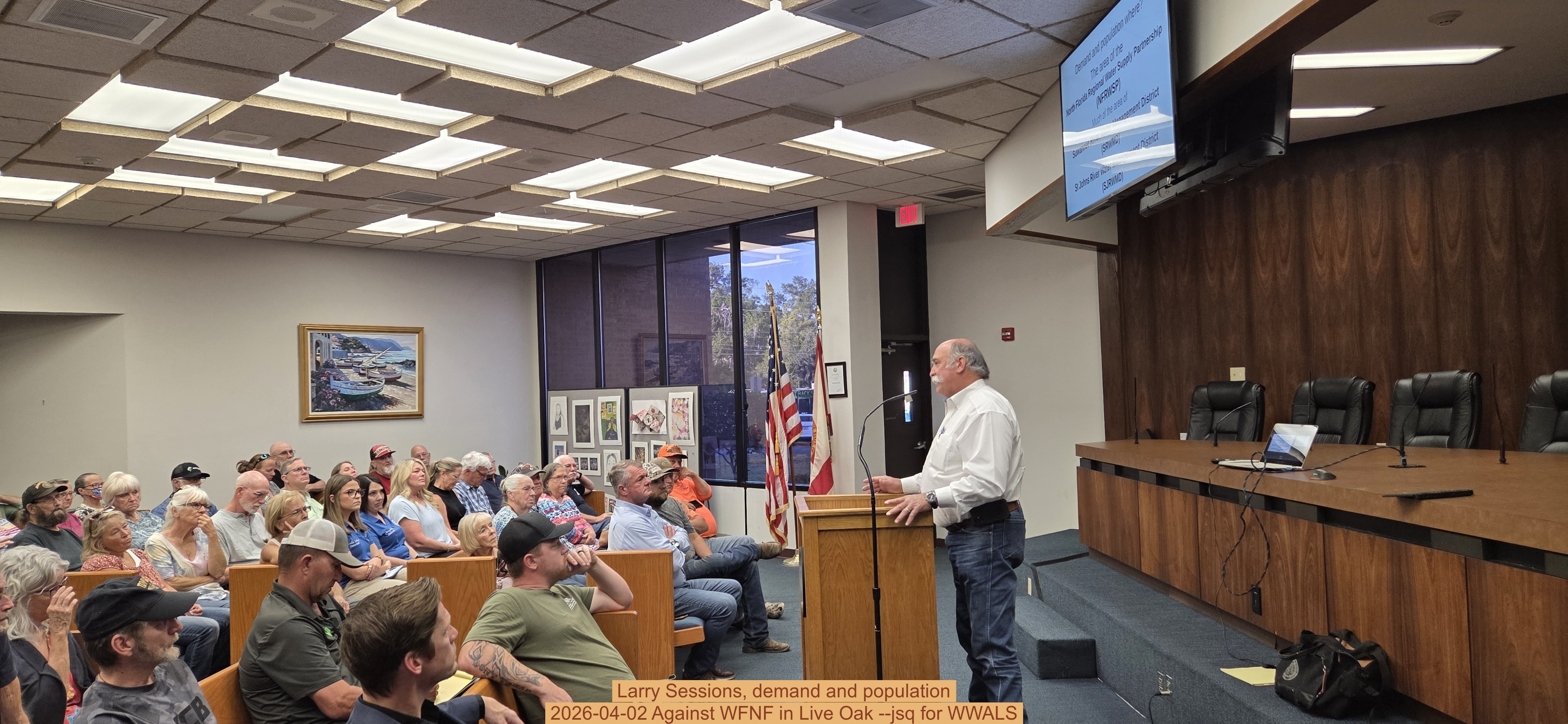 Larry Sessions, demand and population