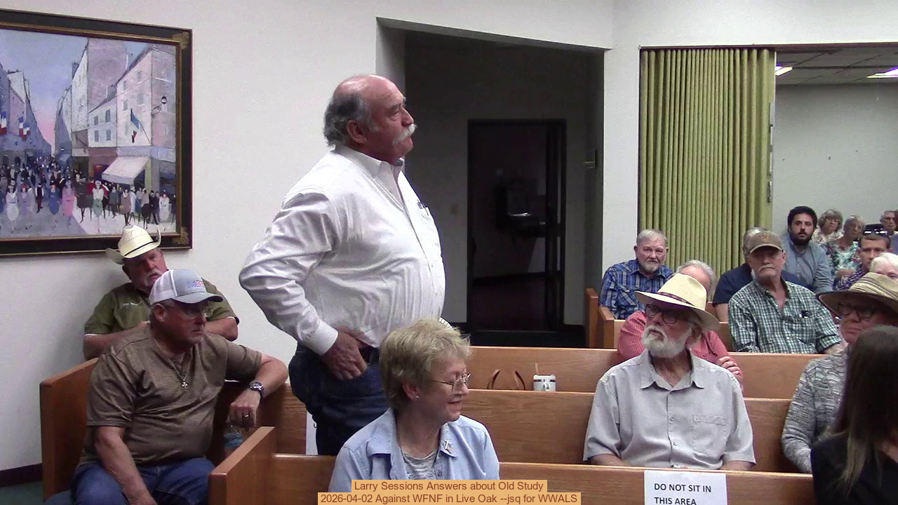 Larry Sessions Answers about Old Study