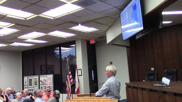 Dennis J Price Floridan Aquifer Levels