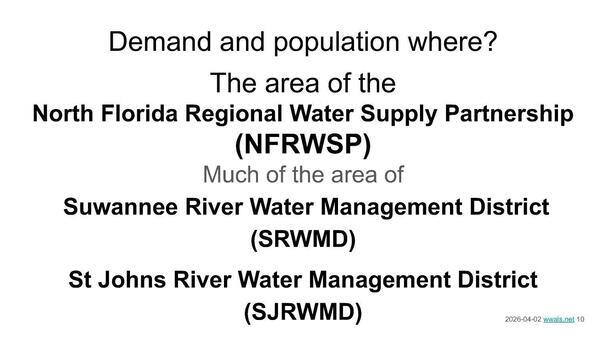 Demand and population where?