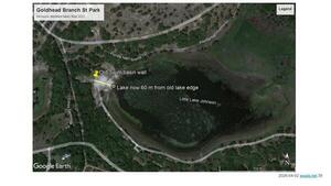 [Goldhead Branch St Park seriously depleted lakes May 2021]