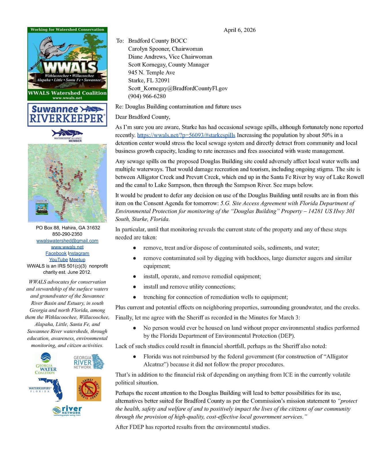 Sewer system stress, environmental study before any lease