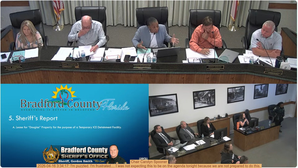 Chair Carolyn Spooner, 2026-04-16 3:34:17: I'm puzzled. I'm frustrated.... I was not expecting this to be on the agenda tonight because we are not prepared to do this.