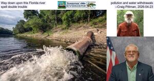 [Way down upon this Florida river, pollution and water withdrawals spell double trouble, --Craig Pittman, 2026-04-23]