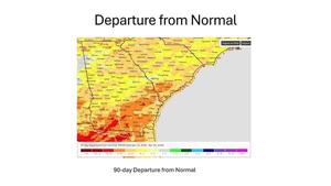 [90-day Departure from Normal]