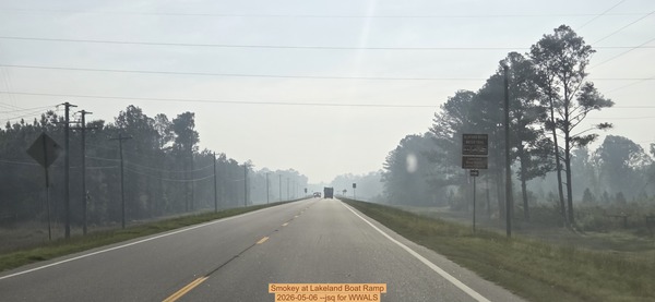 [Smokey at Lakeland Boat Ramp, 2026-05-06 --jsq for WWALS]