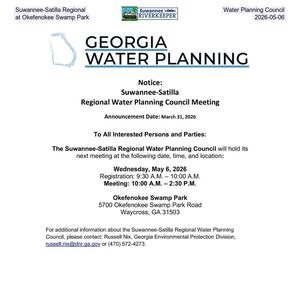 [Suwannee-Satilla Regional Water Planning Council at Okefenokee Swamp Park, 2026-05-06]