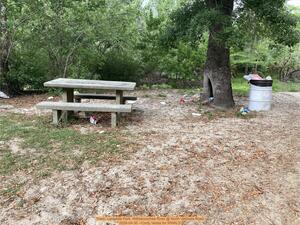 [Trash, Langdale Park, Withlacoochee River @ North Valdosta Road 2026-04-30 --Cindy Vedas for WWALS]