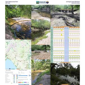 [Clean Withlacoochee River and Sugar Creek 2026-05-06, after rains, more rain coming]