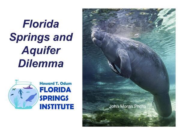 [Florida Springs and Aquifer Dilemma]