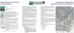[Project Arrowhead in Irwin County considered risk to Alapaha River and Floridan Aquifer --WWALS to SGRC about DRI 2026-05-11]