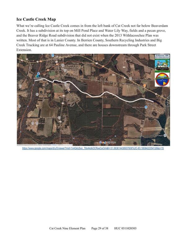 Ice Castle Creek Map