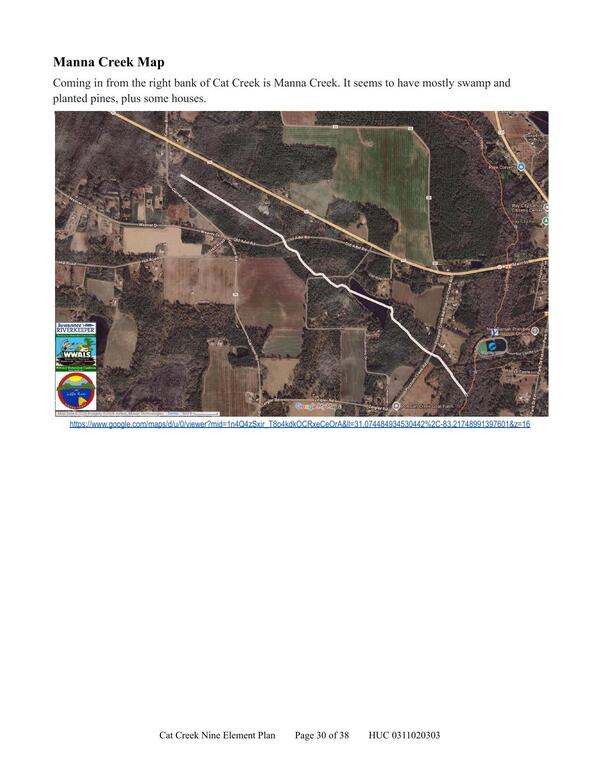 Manna Creek Map