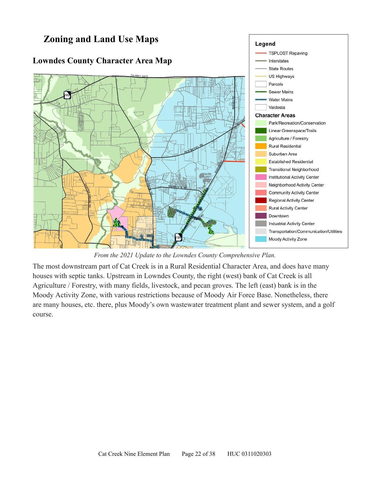 Lowndes County Character Area Map