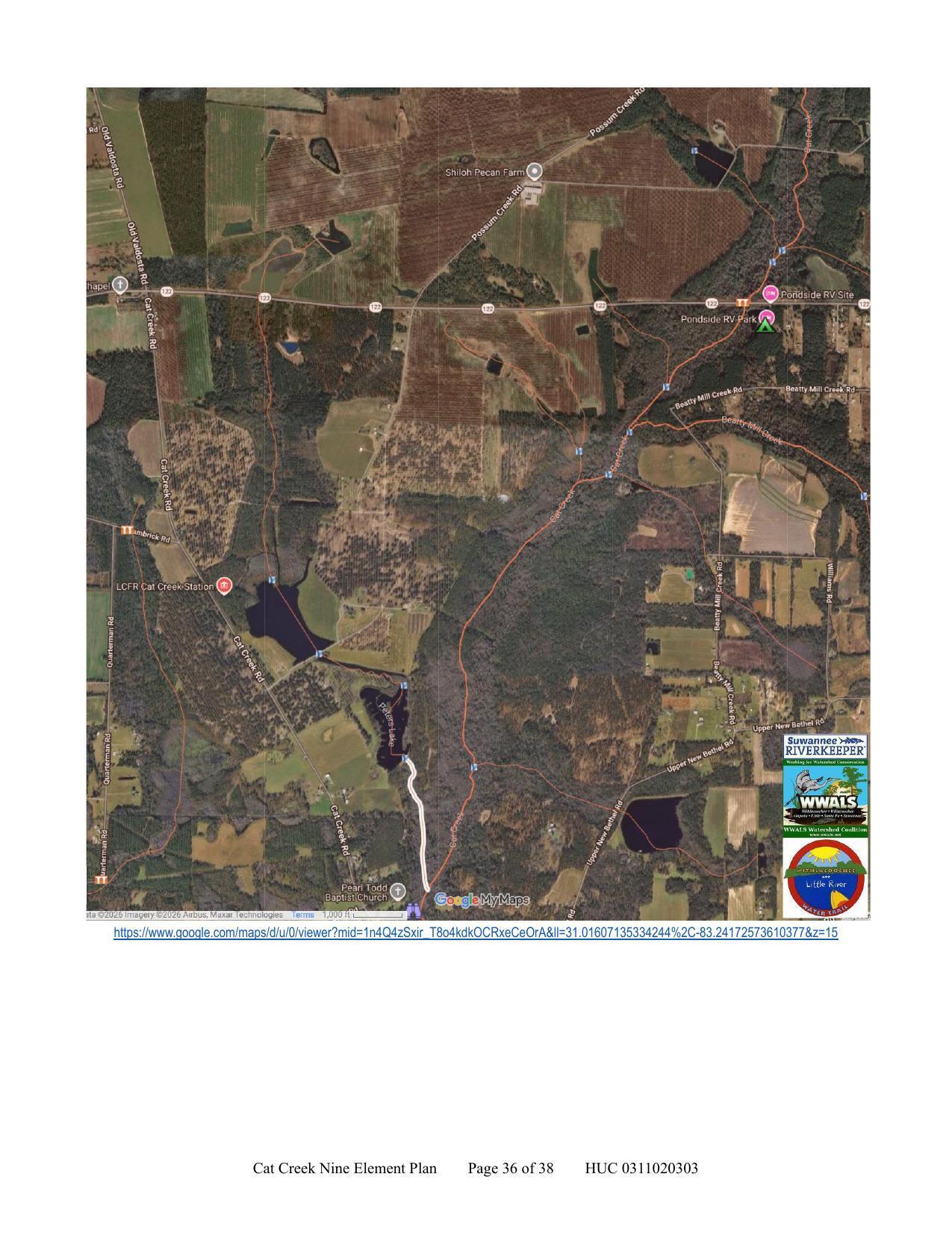 Peters Creek Map