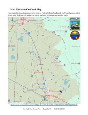 [Most Upstream Cat Creek Map]