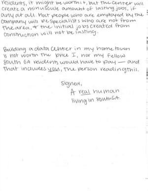 [miniscule amoutn of lasting jobs, mostly specialists from elsewhere --Katherine Logon continued]