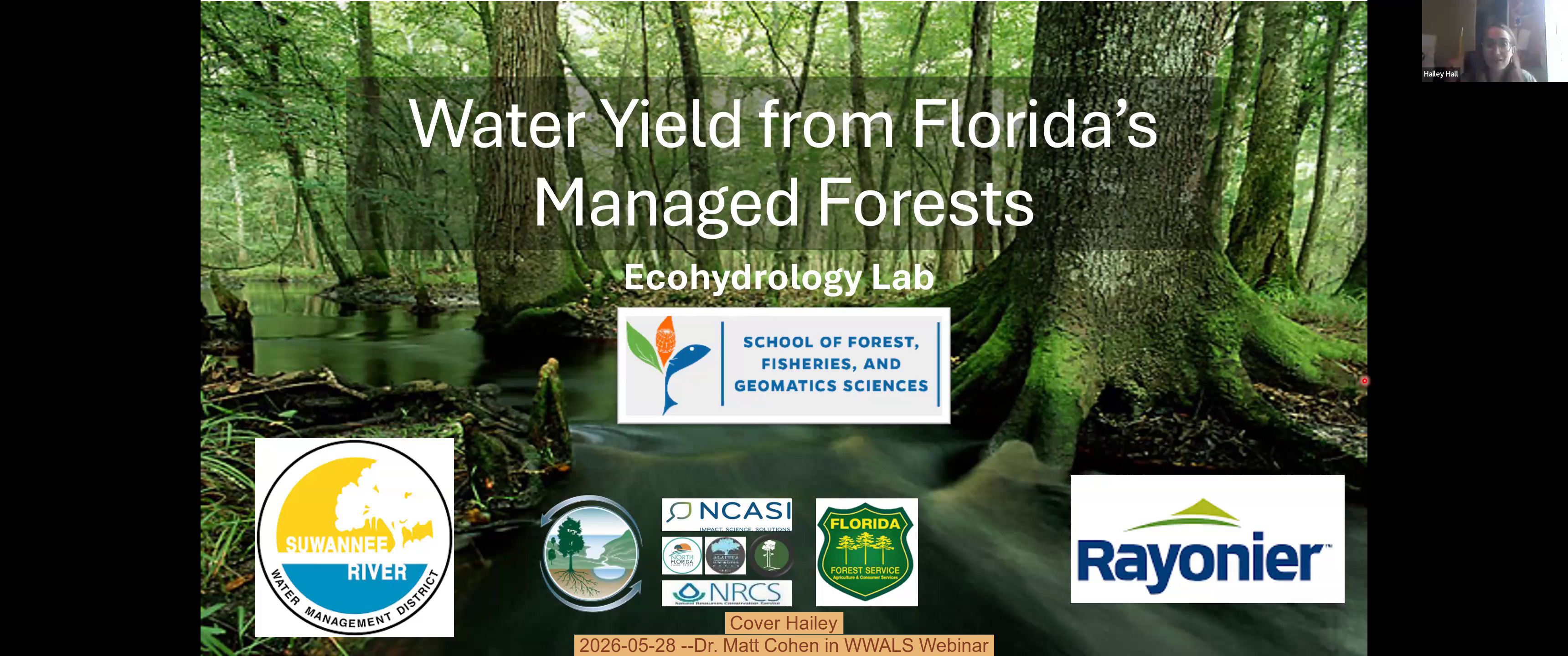 Cover Hailey, 2026-05-28 --Dr. Matt Cohen in WWALS Webinar