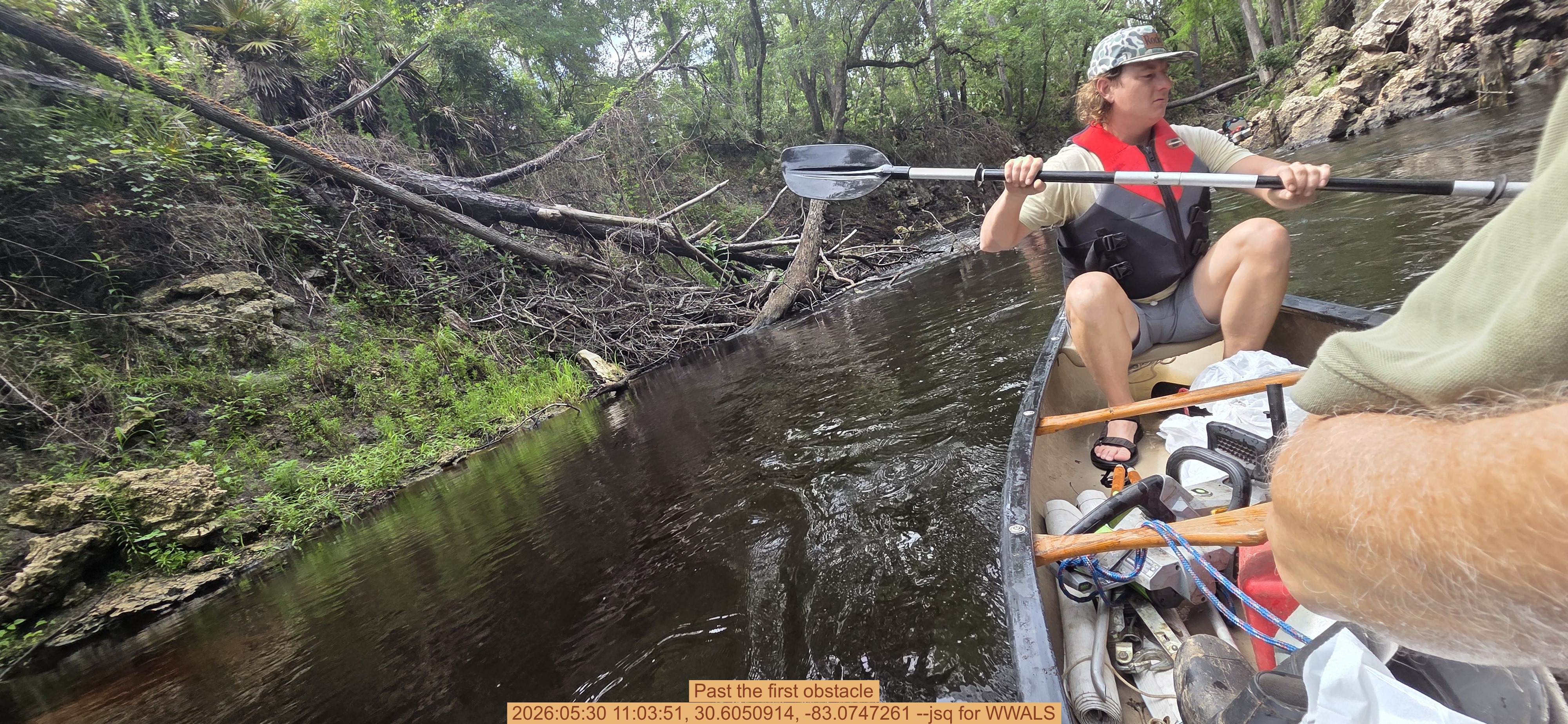 Past the first obstacle, 2026:05:30 11:03:51, 30.6050914, -83.0747261 --jsq for WWALS