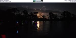 [Full Blue Moon Paddle, Banks Lake NWR 2025-05-30, Second full moon in a month is a Blue Moon]