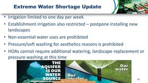 [Extreme Water Shortage Update, 2026-06-09 --Stacie Greco to Alachua County BOCC]