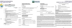 [SRWMD Governing Board Meeting, 4. Public Comment, 9 AM, Tuesday, June 9, 2026, SRWMD HQ, 9225 Co Rd 49, Live Oak, FL]