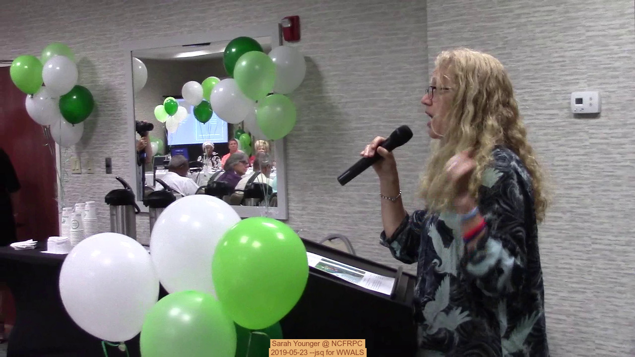 Sarah Younger @ NCFRPC, 2019-05-23 --jsq for WWALS