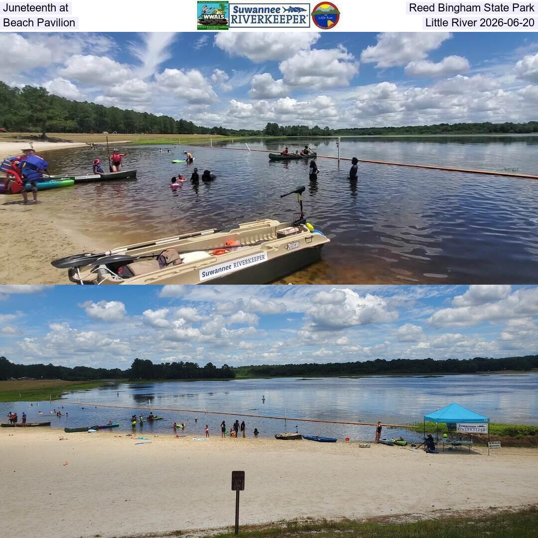 Juneteenth at Reed Bingham State Park, Beach Pavilion, Little River 2026-06-20